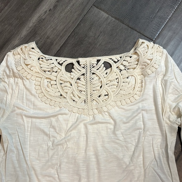 Anthropologie cream top small - Picture 6 of 7